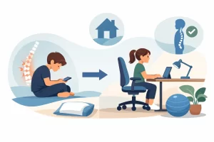 Child Posture Problems at Home: What Helps